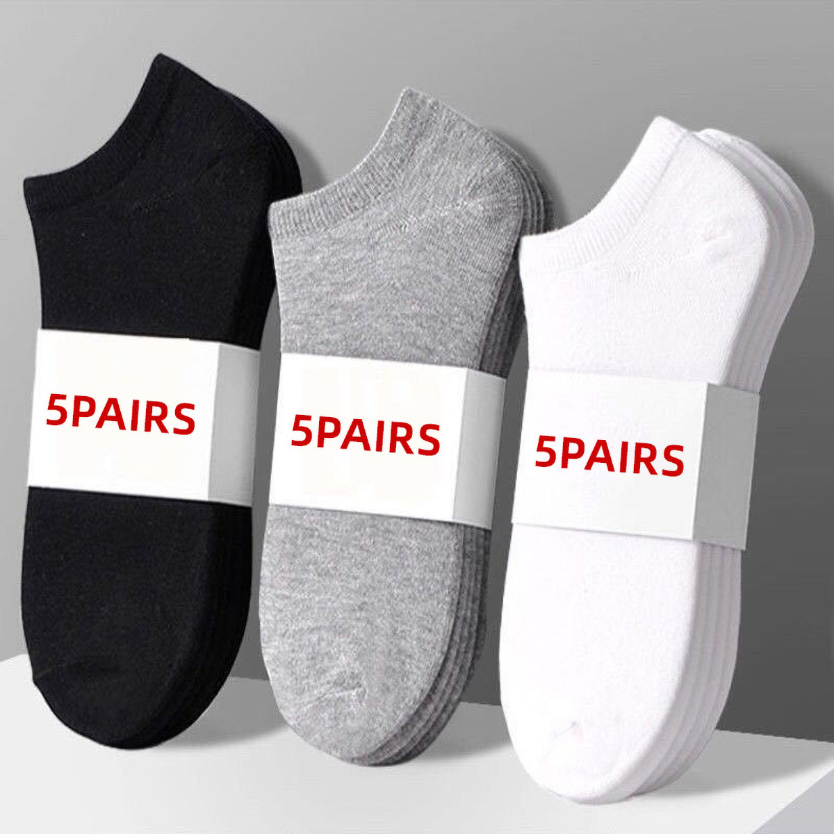 Women'S Ankle Accessories - 5 Par Unisexowe Skarpetki Stopki w