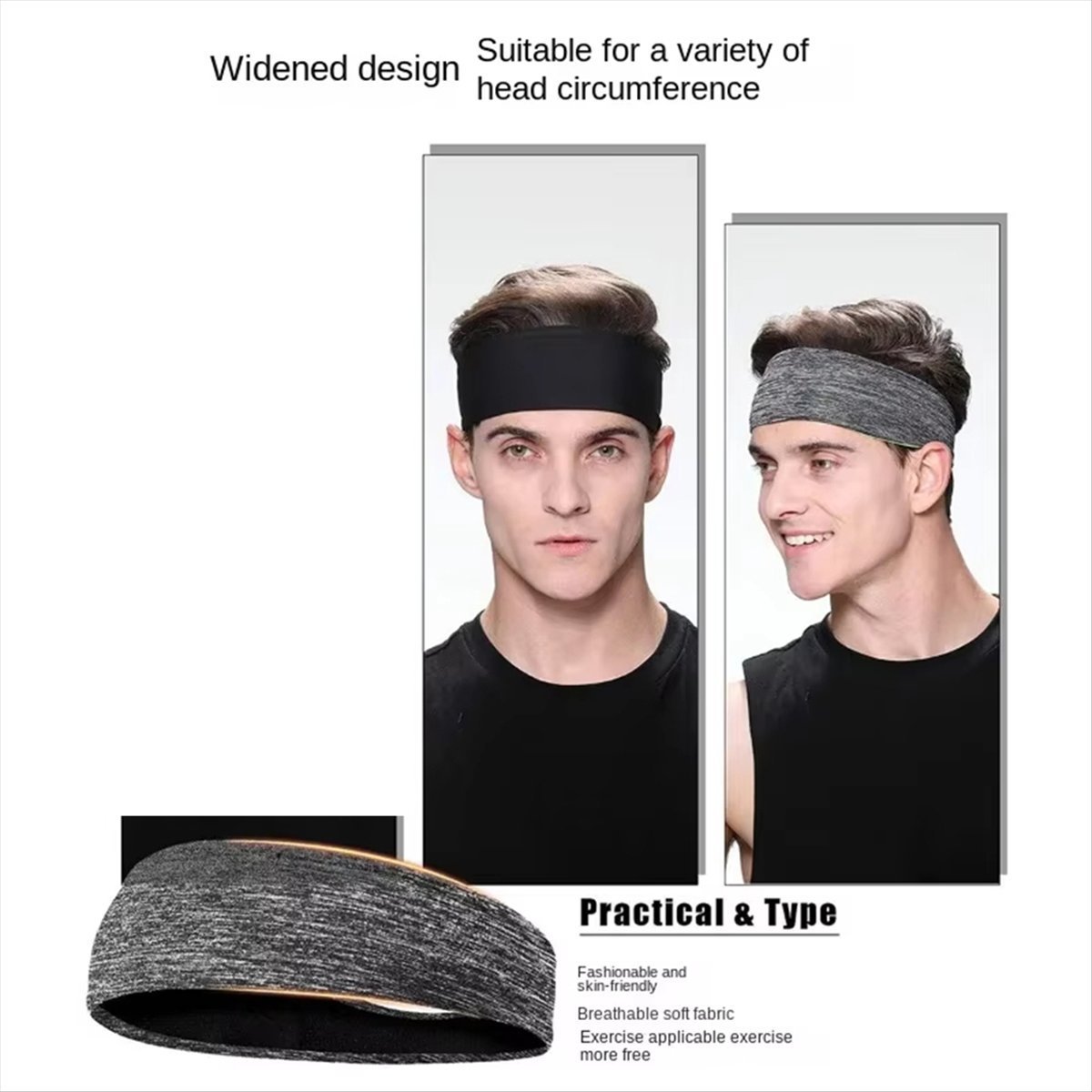 Hair Band Elastic - Opaska na głowę ABST dla kobiet