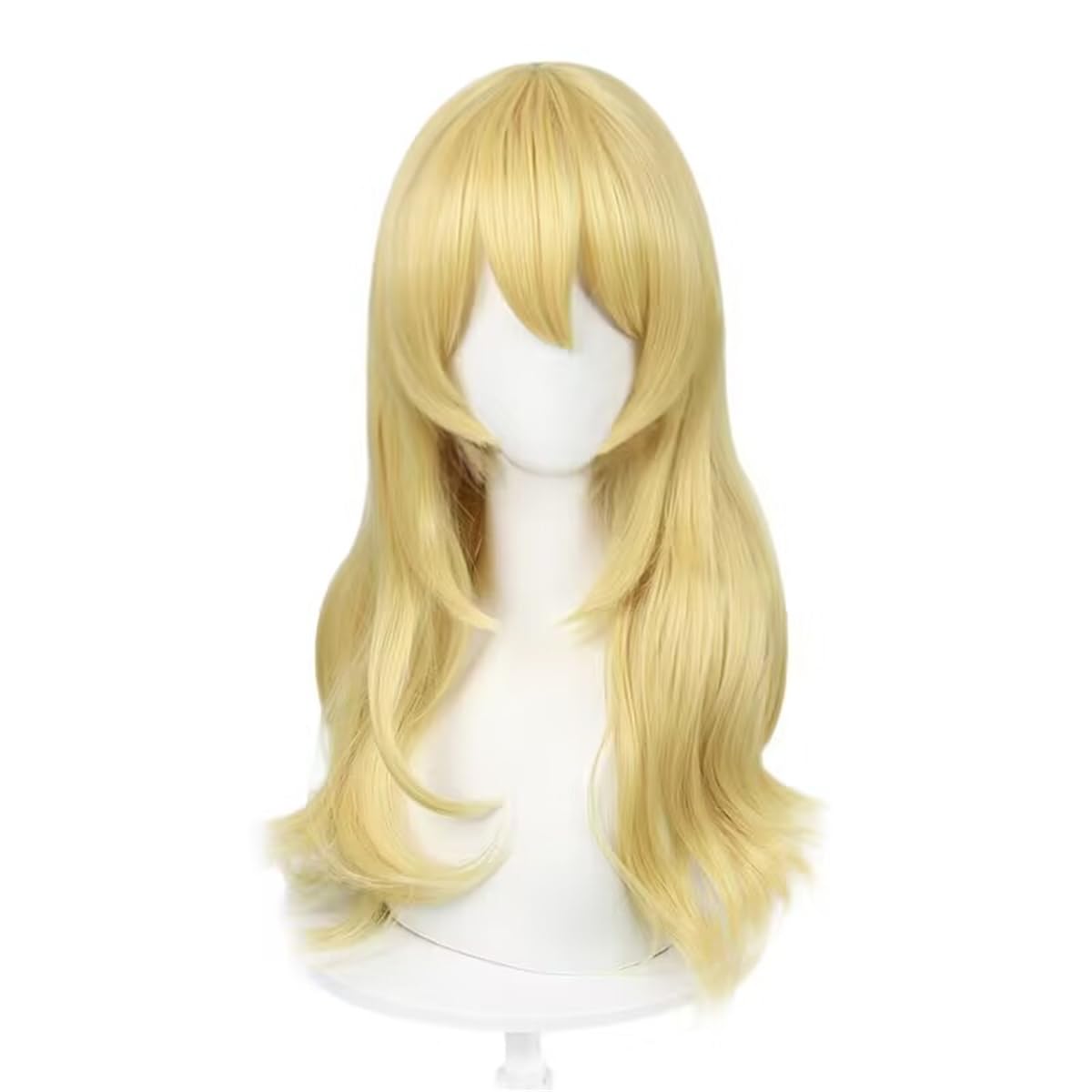 Women'S Yellow Accessories - 60cm długi żółty blond luźne faliste