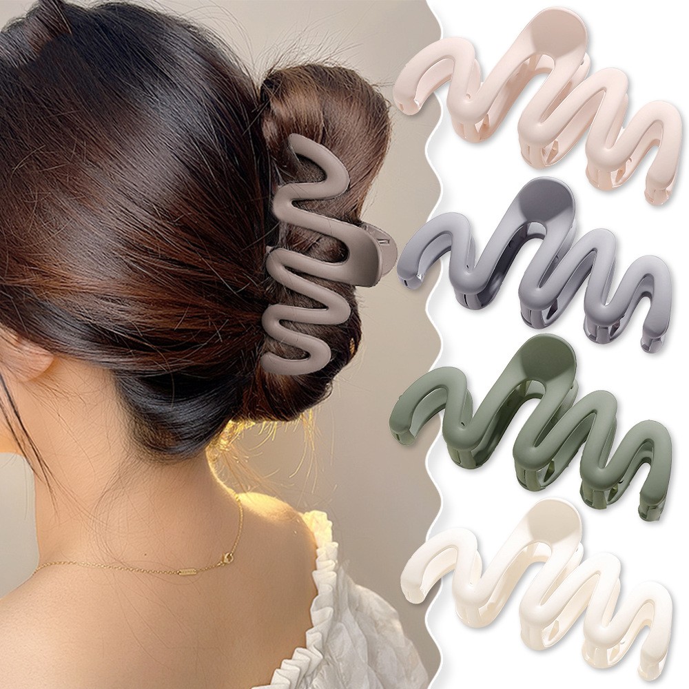 Women Accessories In Wholesale - Nowe modne duże matowe spinki do
