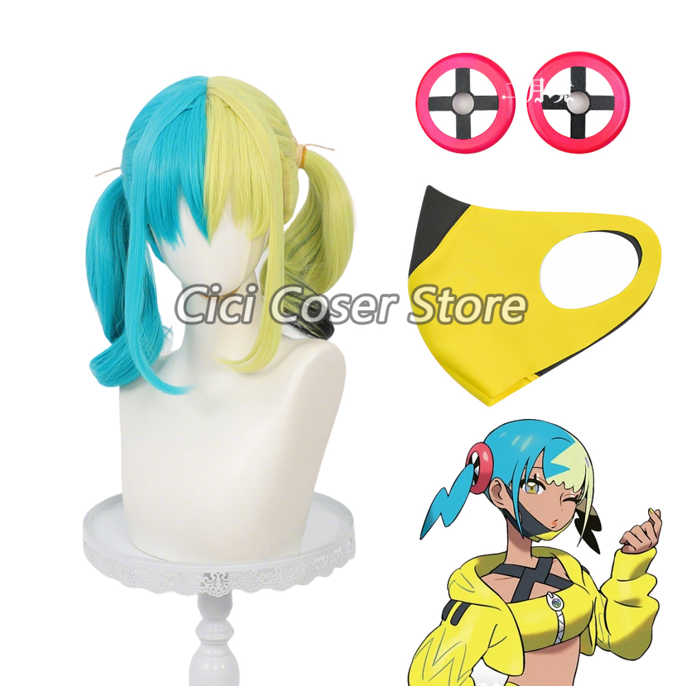 Women'S Yellow Accessories - Peruka do cosplayu Anime Canari, żółto-zielona,