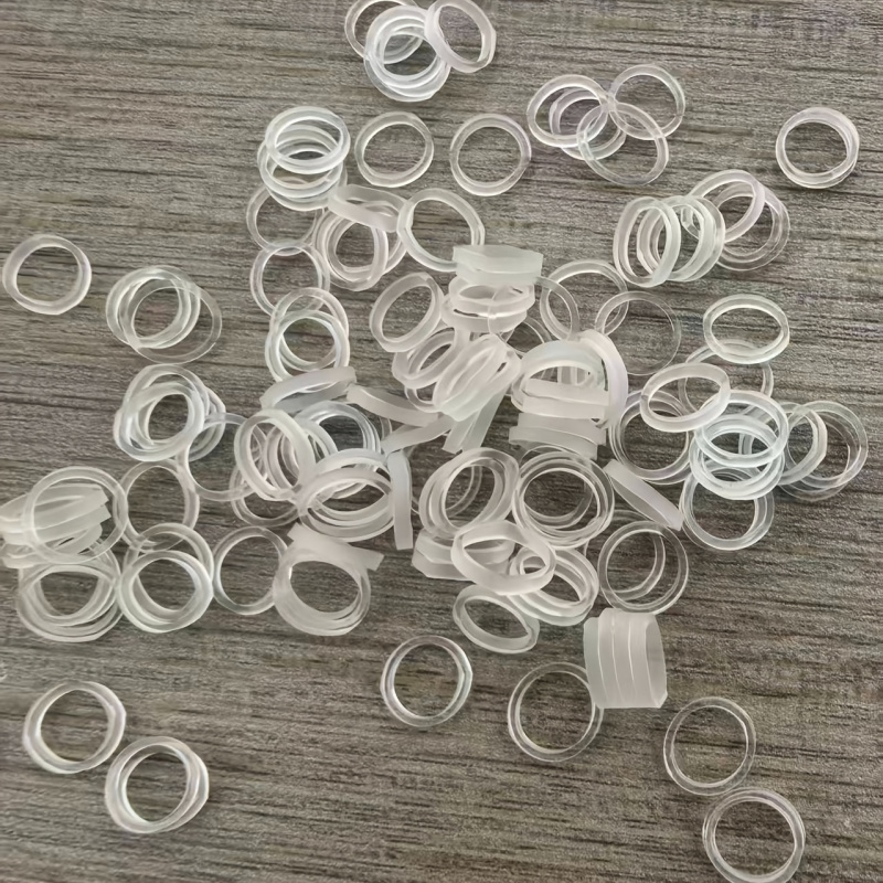 Hair Band Elastic - 500/1500 szt. Silikonowe, wysoce elastyczne, wytrzymałe