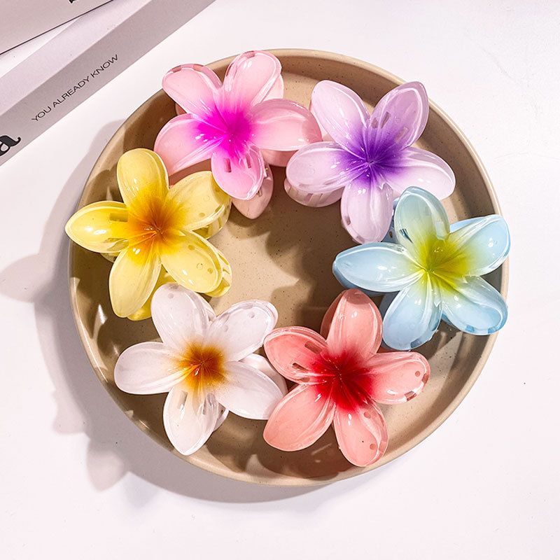 Women Accessories In Wholesale - 1/6PCS 8CM Kobiety Kwiatowe spinki do