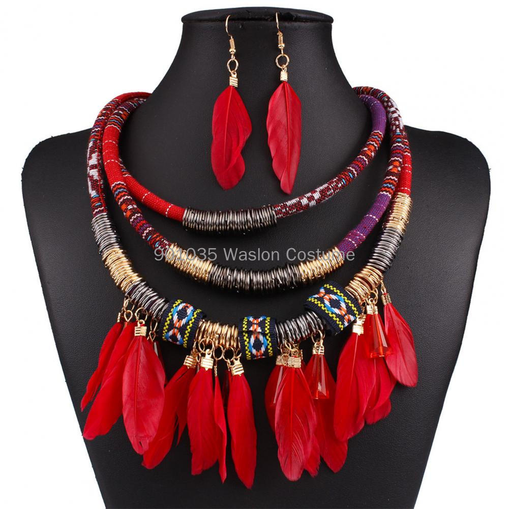 Women Accessories Egypt - 2 sztuk/zestaw naszyjnik z frędzlami z