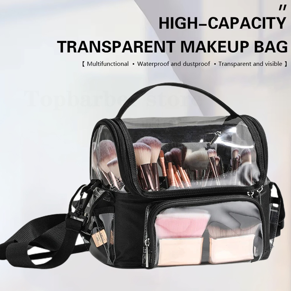 Women Accessories Organizer - Plecak z uchwytem na pędzle do