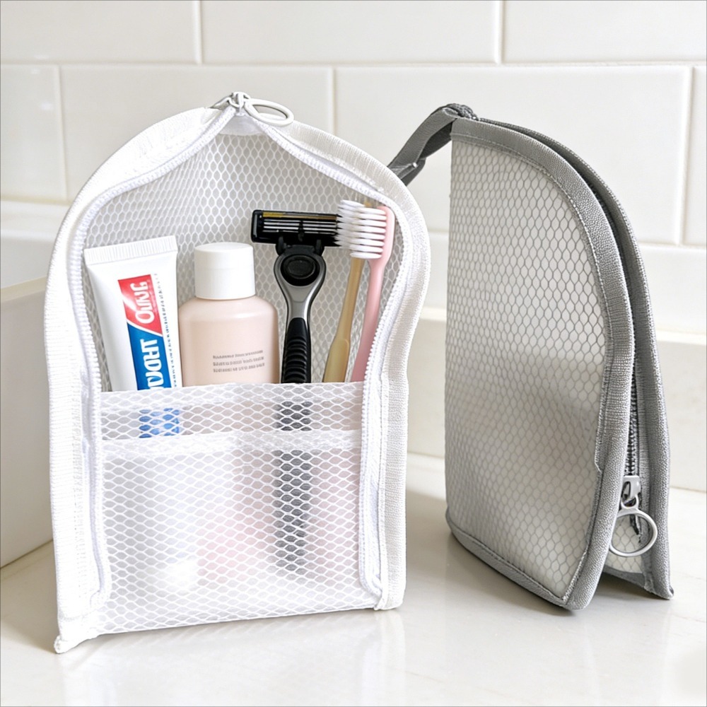 Women Accessories Organizer - Siatkowa kosmetyczka oddychająca szybkoschnąca stojąca pionowa