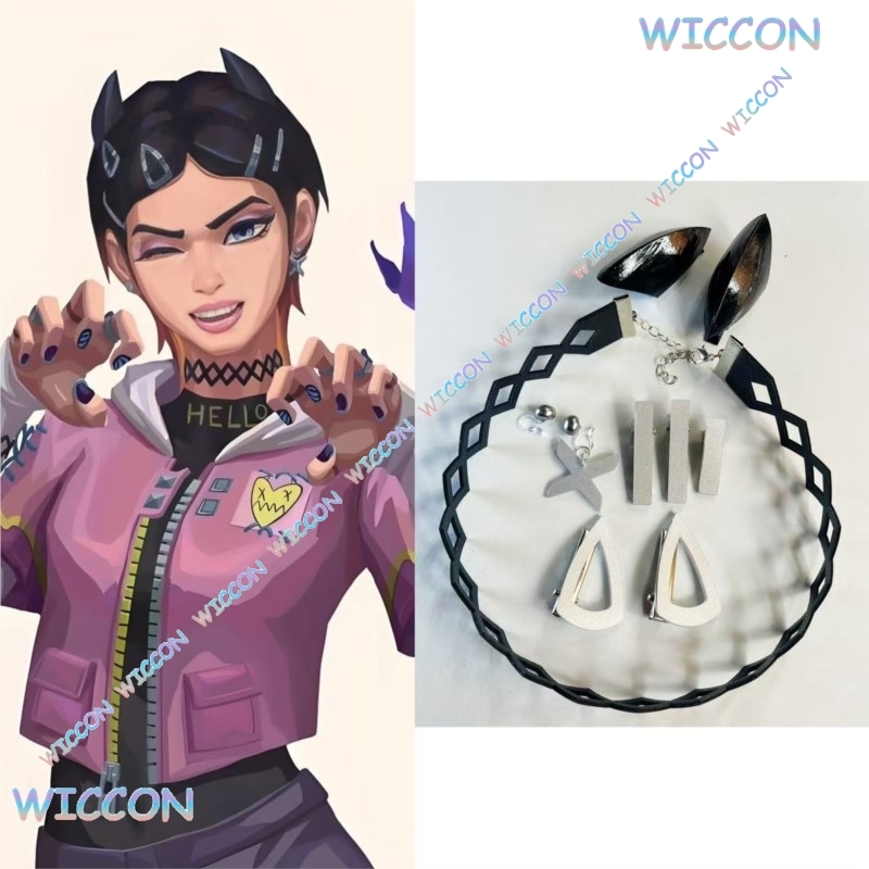 Women'S Ear Accessories - Klips do włosów Valorant Clove, kolczyki