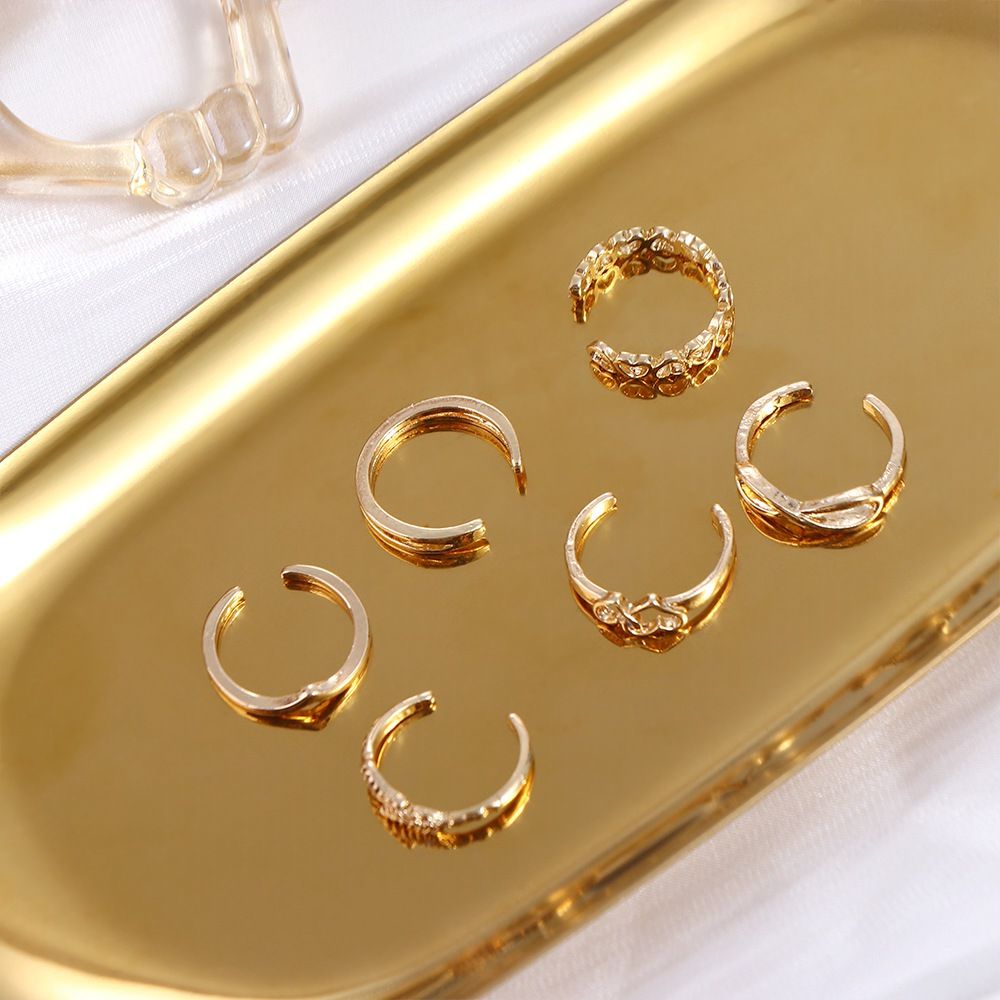 Women'S Korean Accessories - Zestaw pierścionków na palce w kształcie