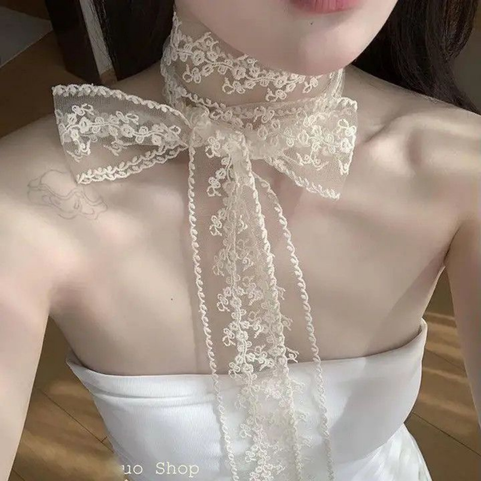 Koreańska biała koronkowa wstą – Women'S Korean Accessories recenzja i cena