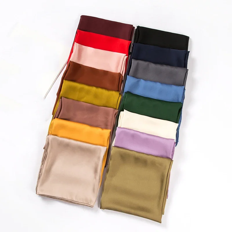 Satynowy szalik damski 70cm je – Women Accessories In Wholesale recenzja i cena