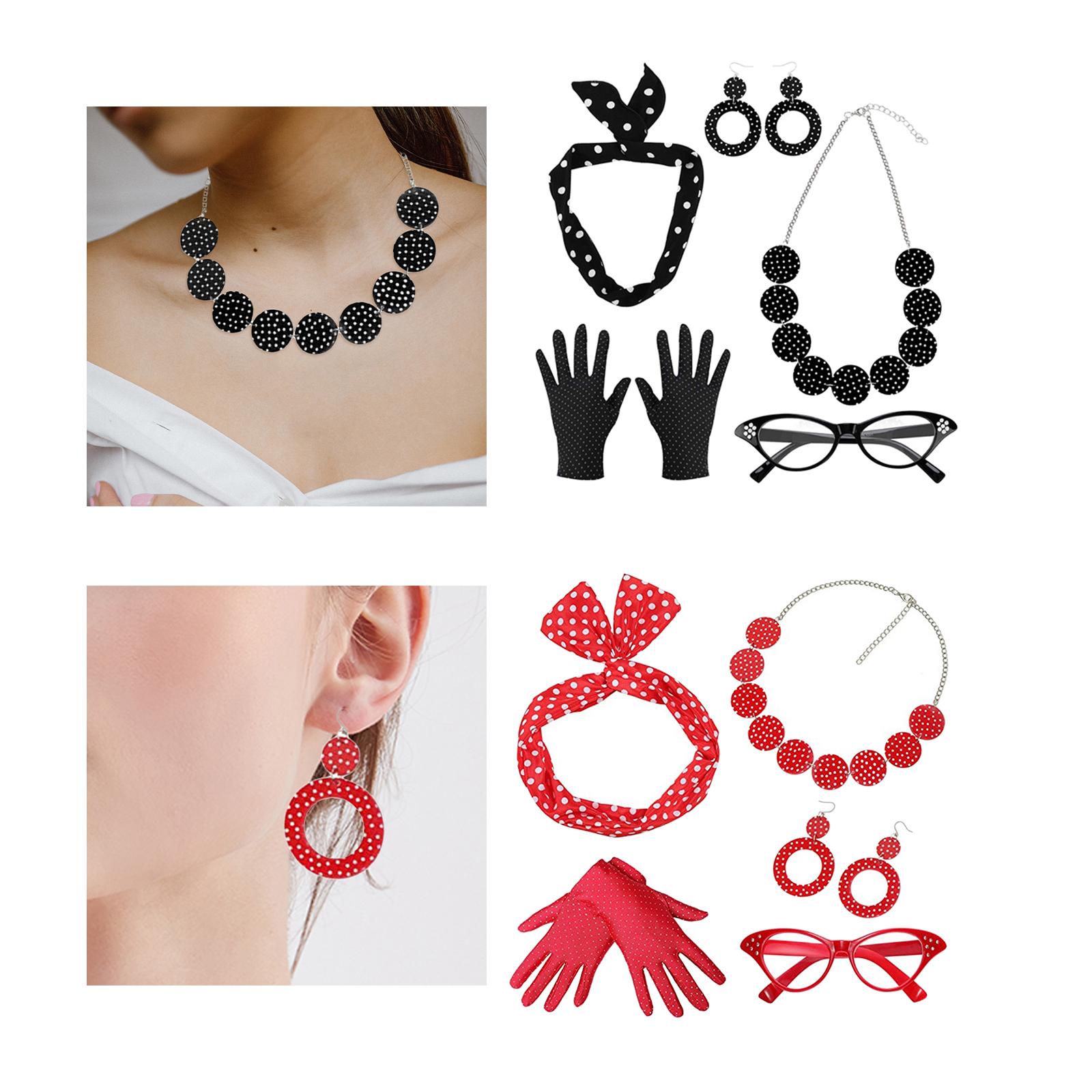 5-częściowy zestaw kostiumu da – Women'S Accessories In The 1950S recenzja i cena