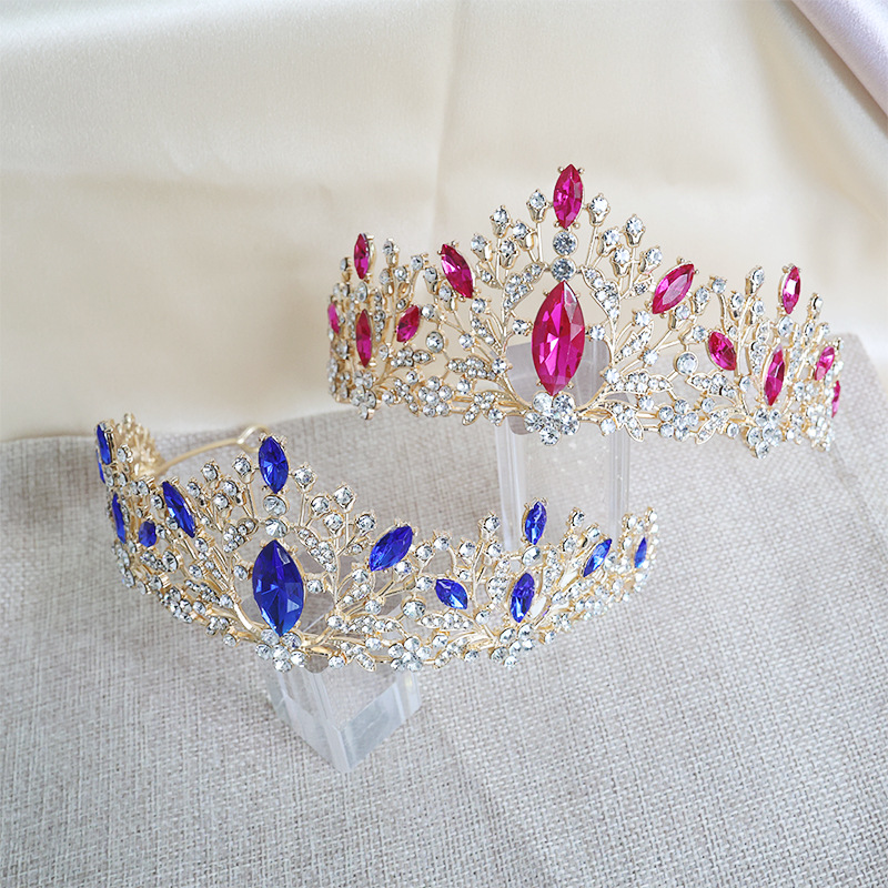 Kolorowa tiara z cyrkoniami, k – Queen Accessories recenzja i cena
