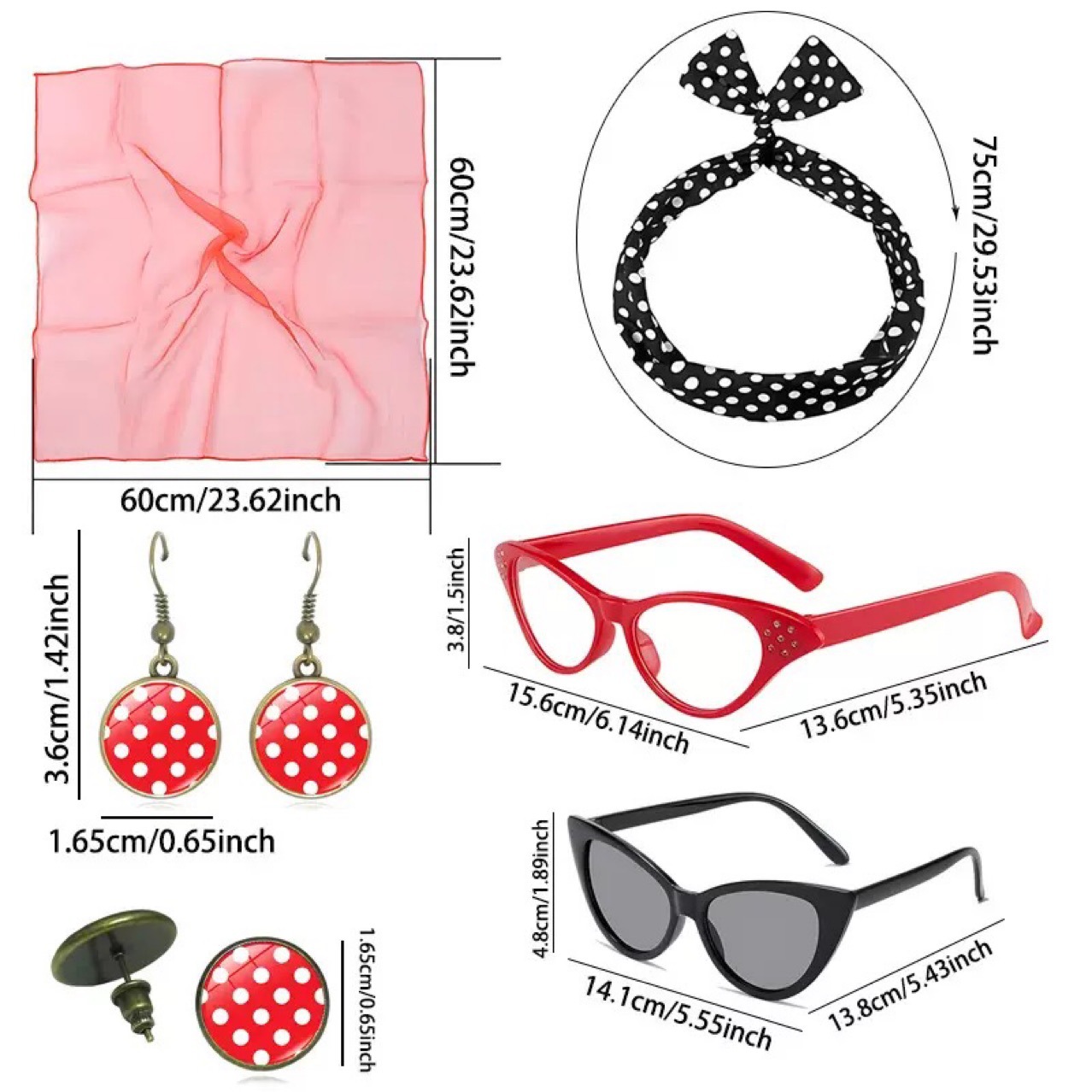 Zestaw akcesoriów do cosplay w – Women'S Accessories In The 1950S recenzja i cena