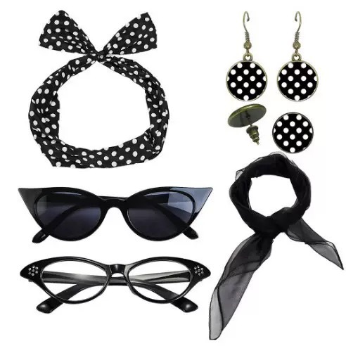 Zestaw akcesoriów do cosplay w – Women'S Accessories In The 1950S recenzja i cena