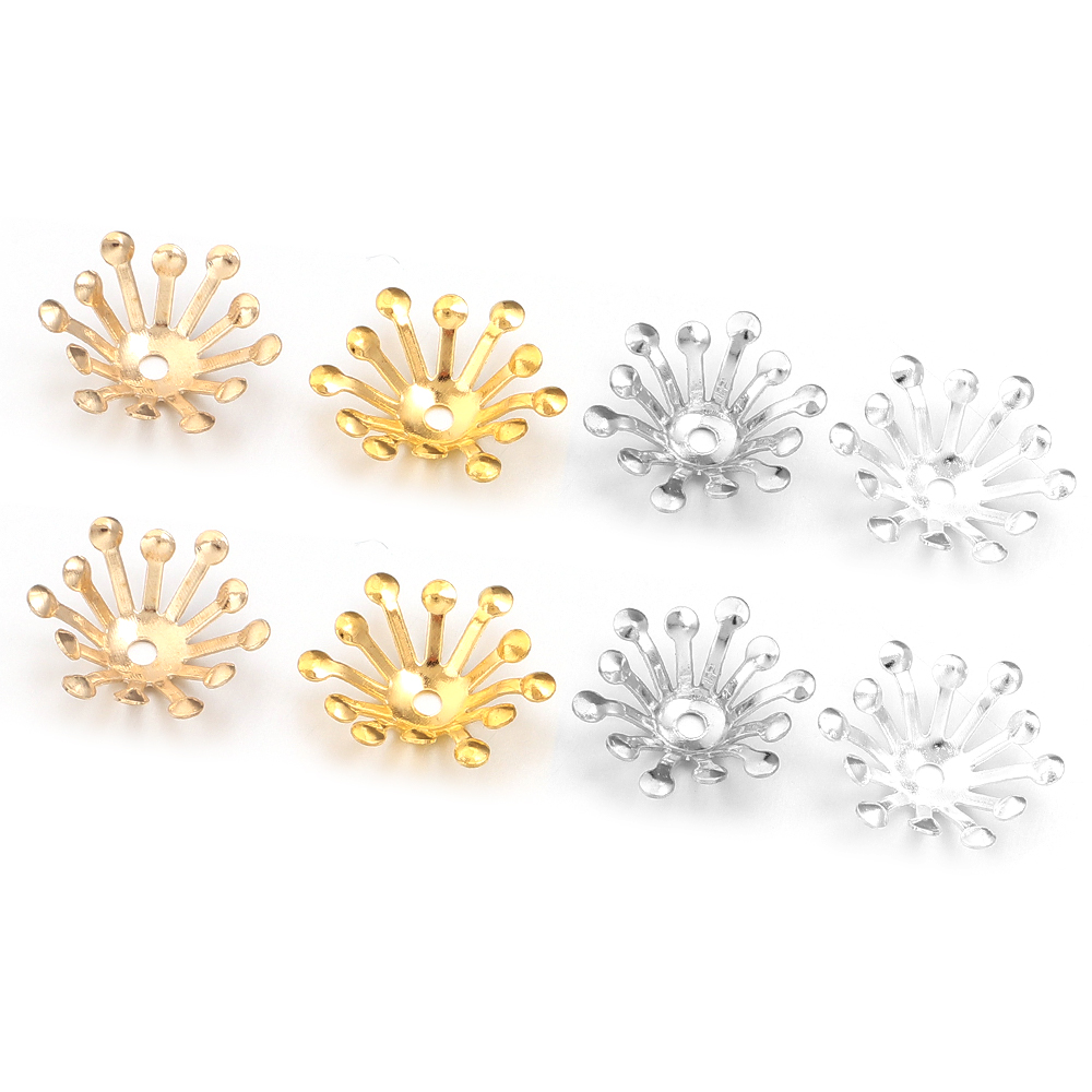 100 szt. Średnica 13MM Złote Ż – Women Accessories In Wholesale recenzja i cena