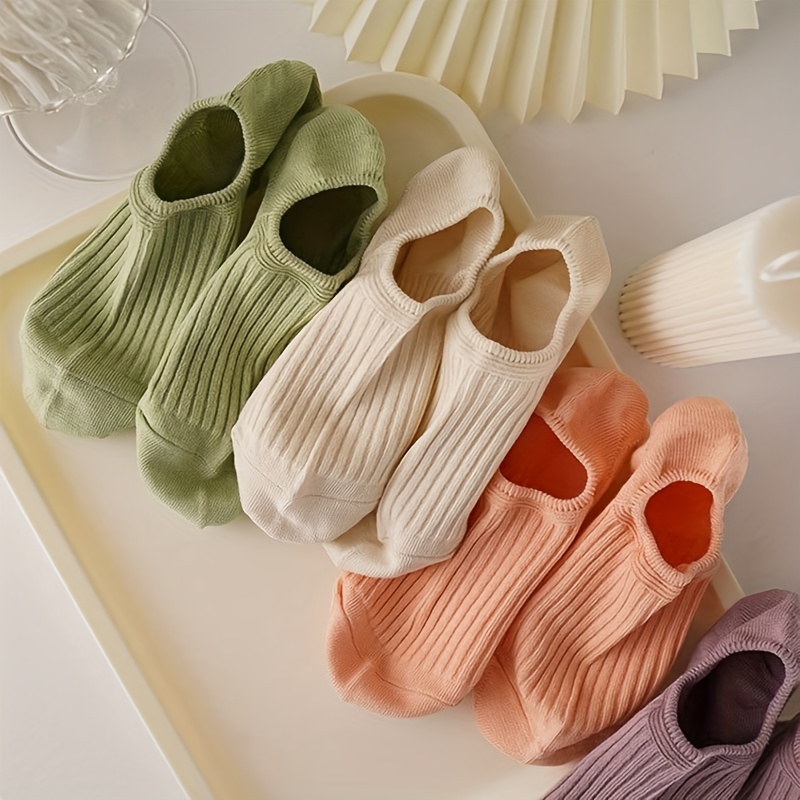 5 par kolorowych, prążkowanych – Women'S Ankle Accessories recenzja i cena