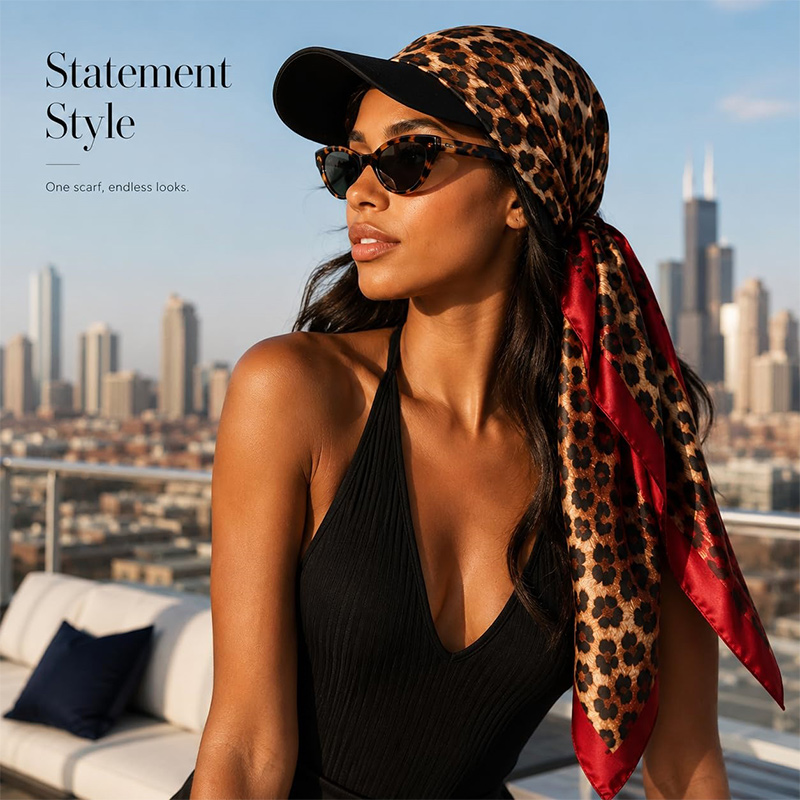 Modna kwadratowa chusta z nadr – Women'S Accessories Go Outdoors recenzja i cena
