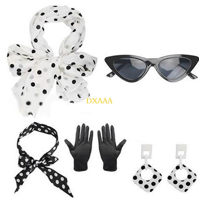 Kostiumy DXAA Rockabilly z lat – Women'S Accessories In The 1950S recenzja i cena
